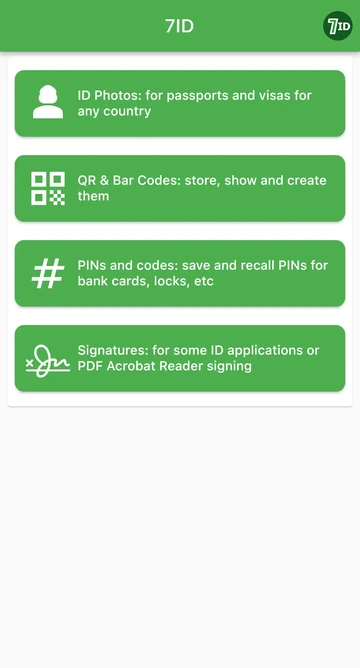 7ID app: Mag-scan, gumawa at mag-store ng mga QR code