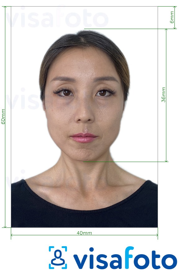 Příklad fotografie Japonsko obnovuje 4x6 cm s přesnou specifikací velikosti